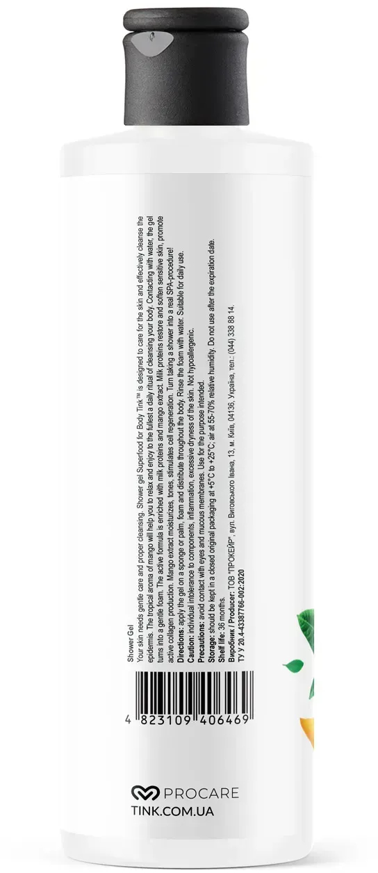 Гель для душу Tink Манго-Молочні протеїни 500 млфото3