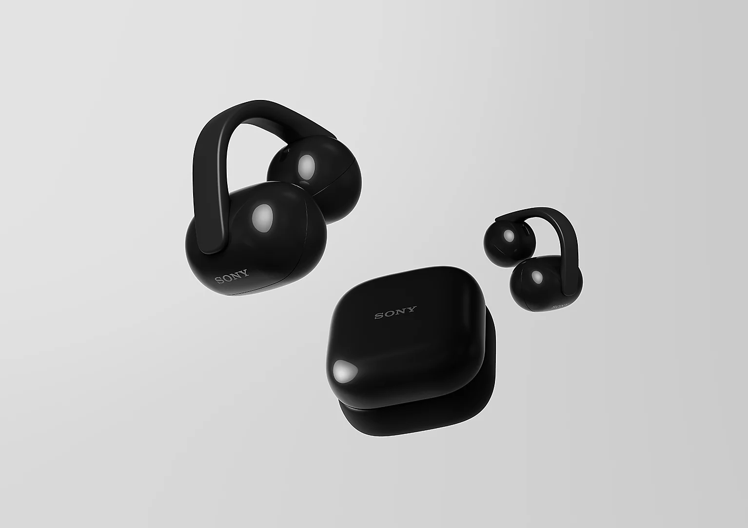 Навушники Sony LinkBuds Clip WF-LC900 Black (WFL900B.E)фото4