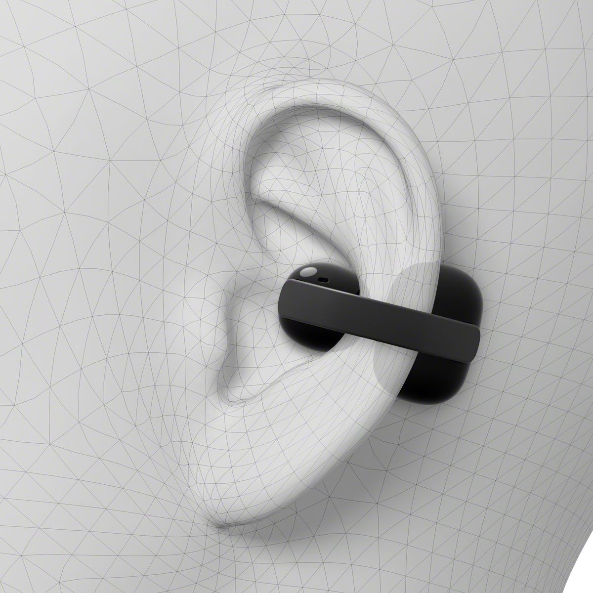 Навушники Sony LinkBuds Clip WF-LC900 Black (WFL900B.E)фото