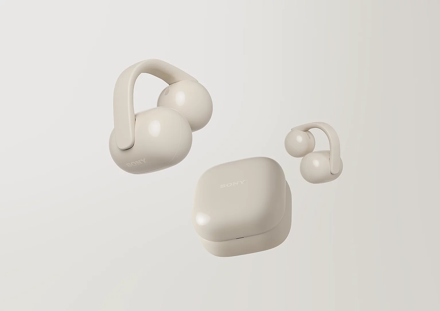 Наушники Sony LinkBuds Clip WF-LC900 Beige (WFL900C.E) фото 4