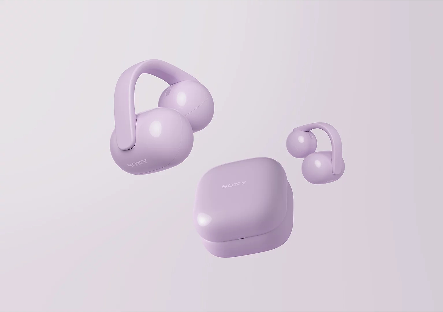 Наушники Sony LinkBuds Clip WF-LC900 Violet (WFL900V.E) фото 4