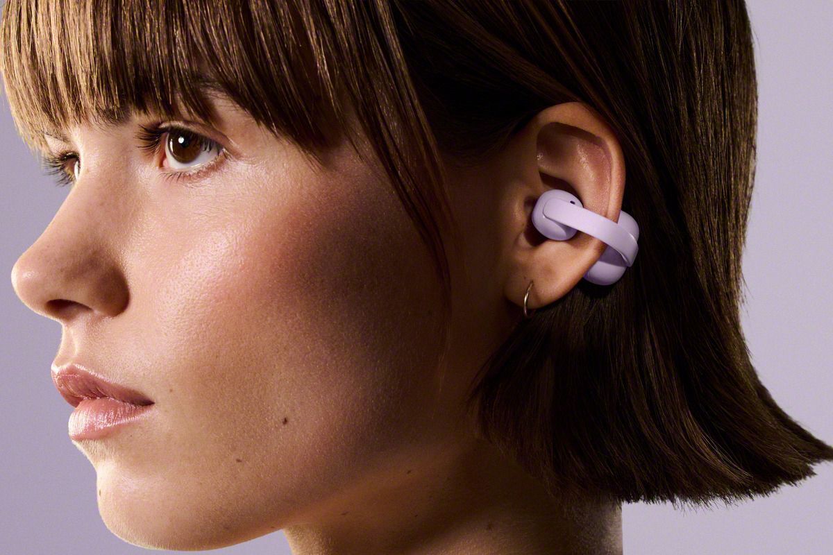 Навушники Sony LinkBuds Clip WF-LC900 Lavender (WFL900V.E)фото