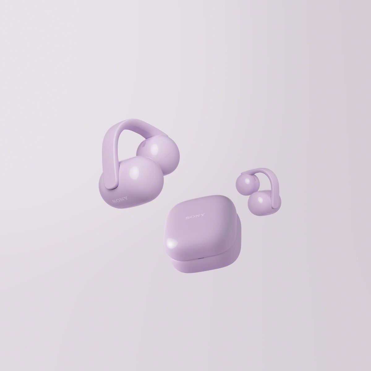 Навушники Sony LinkBuds Clip WF-LC900 Lavender (WFL900V.E)фото