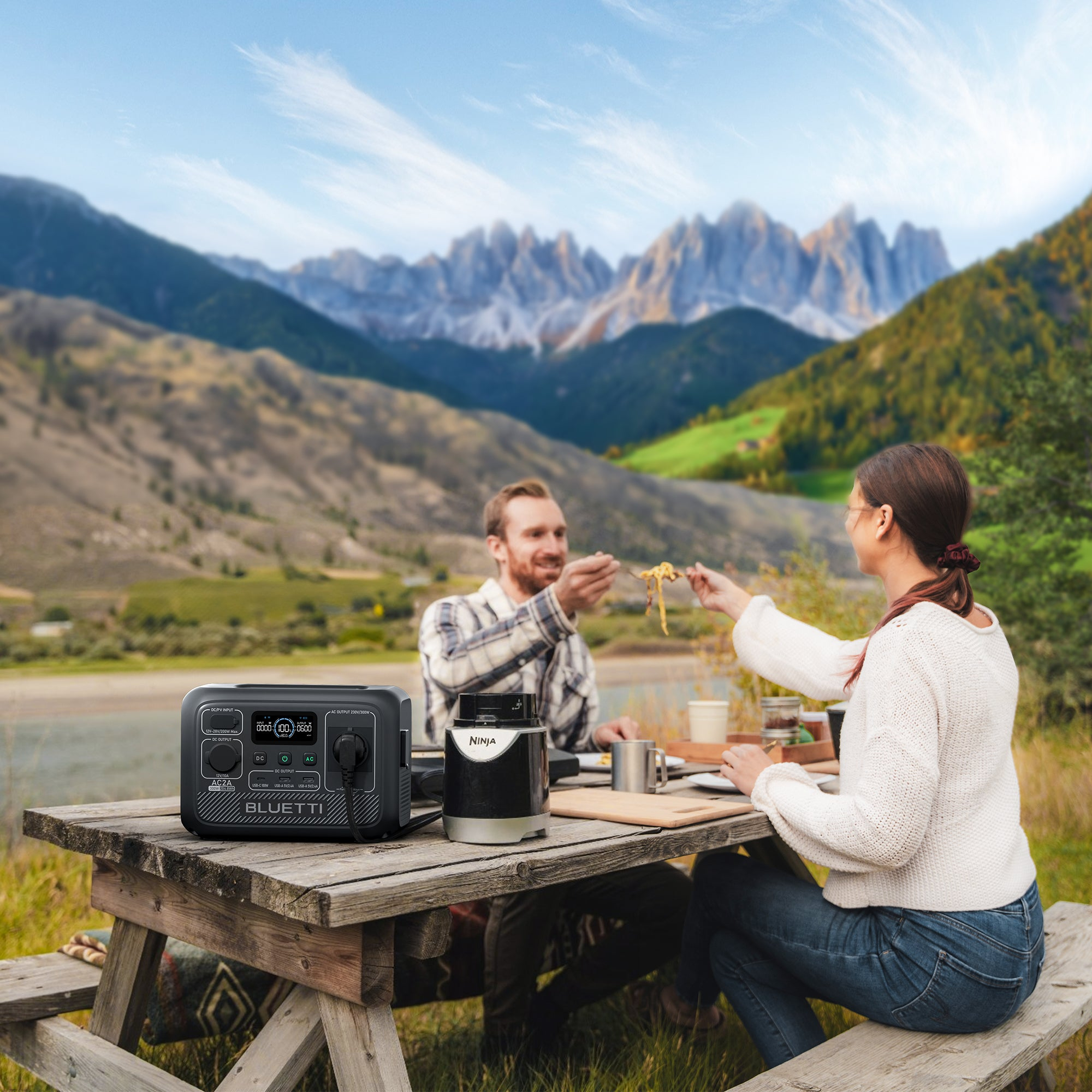 Зарядна портативна електростанція Bluetti AC2A (AC2A)фото6