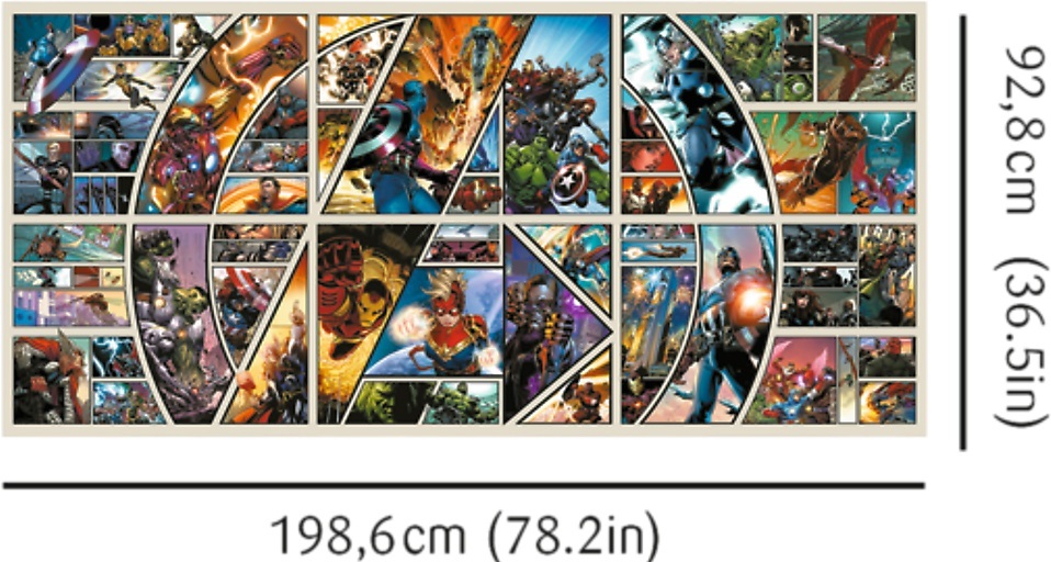 Пазли Trefl Prime UFT Marvel The Avengers Heroes 9000 елементів (5900511810226)фото3