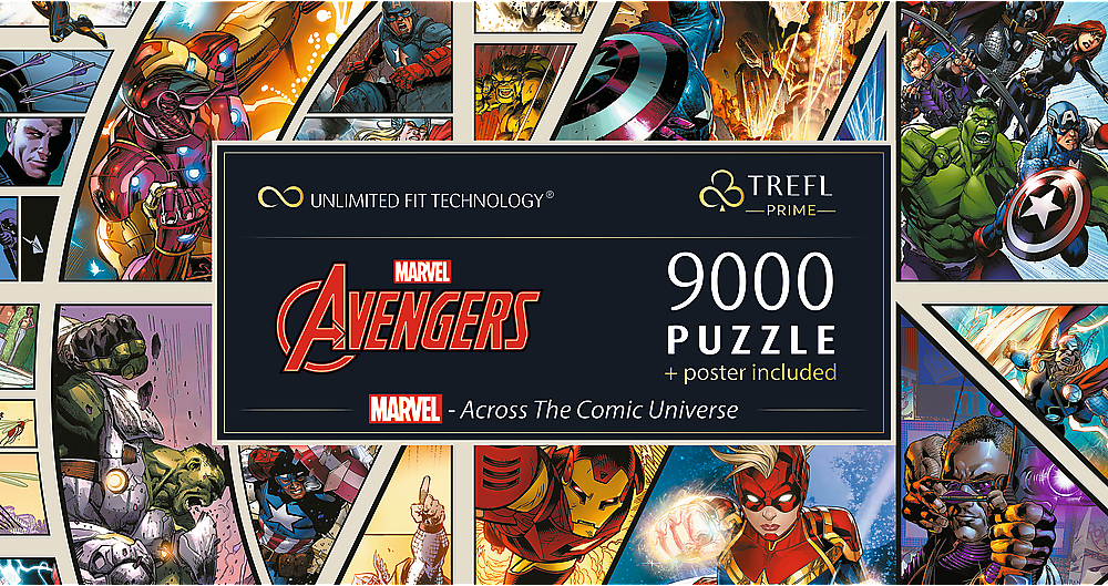 Пазли Trefl Prime UFT Marvel The Avengers Heroes 9000 елементів (5900511810226)фото4