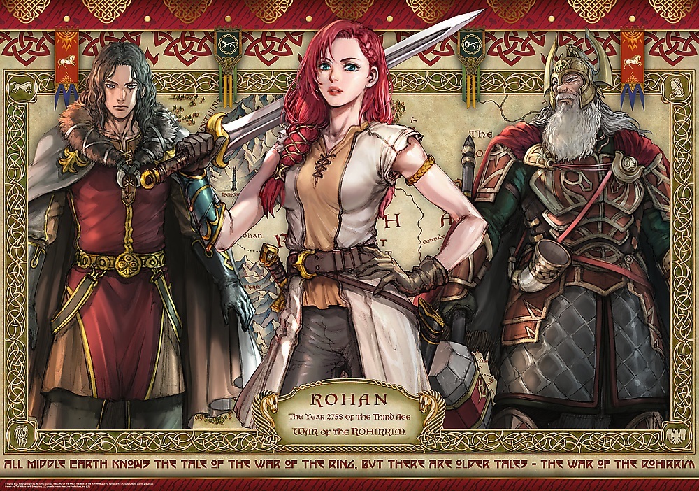 Пазлы Trefl Обладатель колец: Война Рохиррим 1000 элементов (5900511109375) фото 