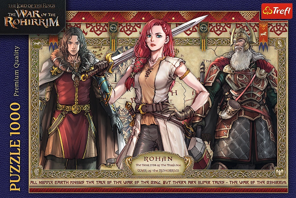 Пазлы Trefl Обладатель колец: Война Рохиррим 1000 элементов (5900511109375) фото 