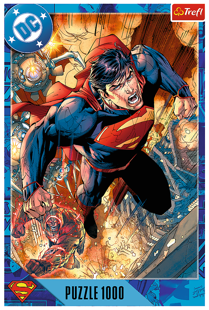 Пазлы Trefl Superman Супермен в действии 1000 элементов (5900511109368) фото 3
