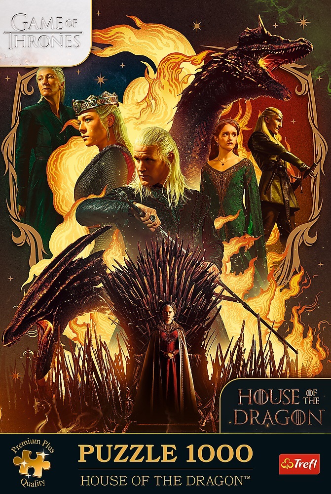 Пазлы Trefl Premium Plus Дом дракона 1000 элементов (5900511120684) фото 3