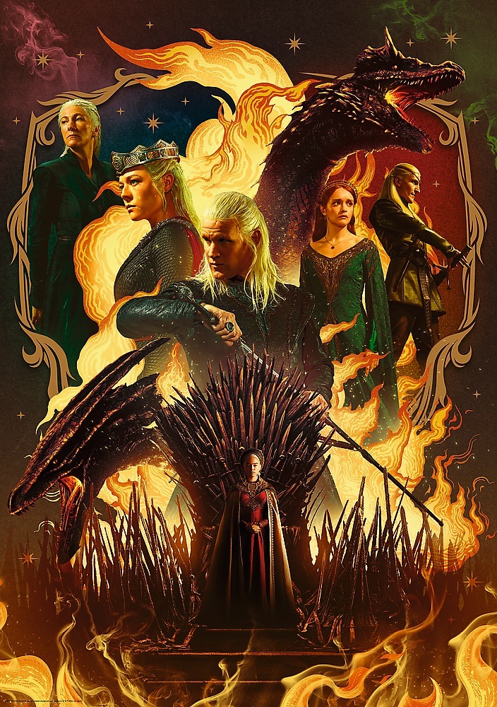 Пазлы Trefl Premium Plus Дом дракона 1000 элементов (5900511120684) фото 2