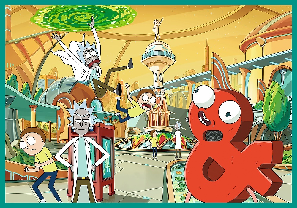 Пазлы Trefl Rick and Morty Закрученный мир 1000 элементов (5900511133387) фото 