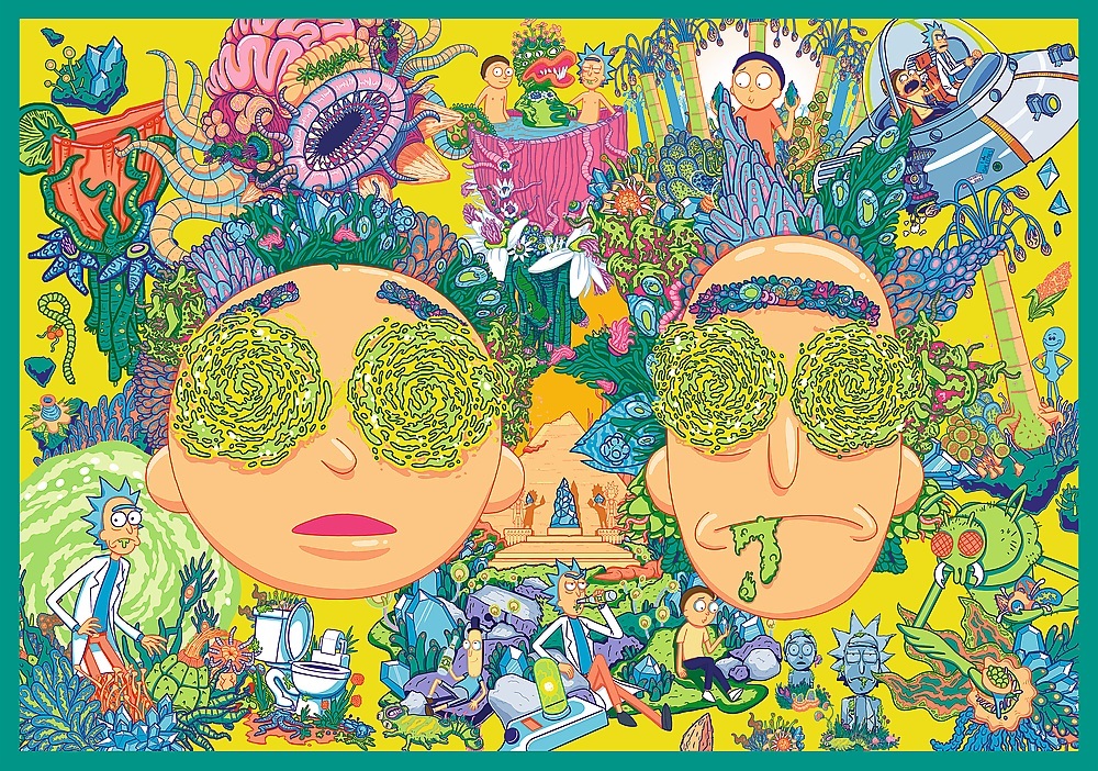 Пазлы Trefl Rick and Morty Закрученный мир 1000 элементов (5900511133387) фото 