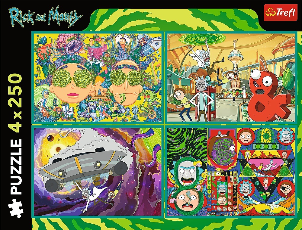 Пазлы Trefl Rick and Morty Закрученный мир 1000 элементов (5900511133387) фото 