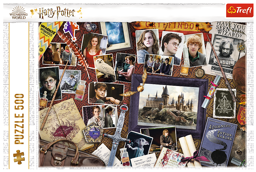 Пазлы Trefl Воспоминания о Хогвартсе 500 элементов (5900511374001) фото 