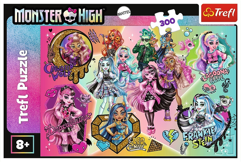Пазлы Trefl Monster High Зомби на вершине! 300 элементов (5900511230277) фото 