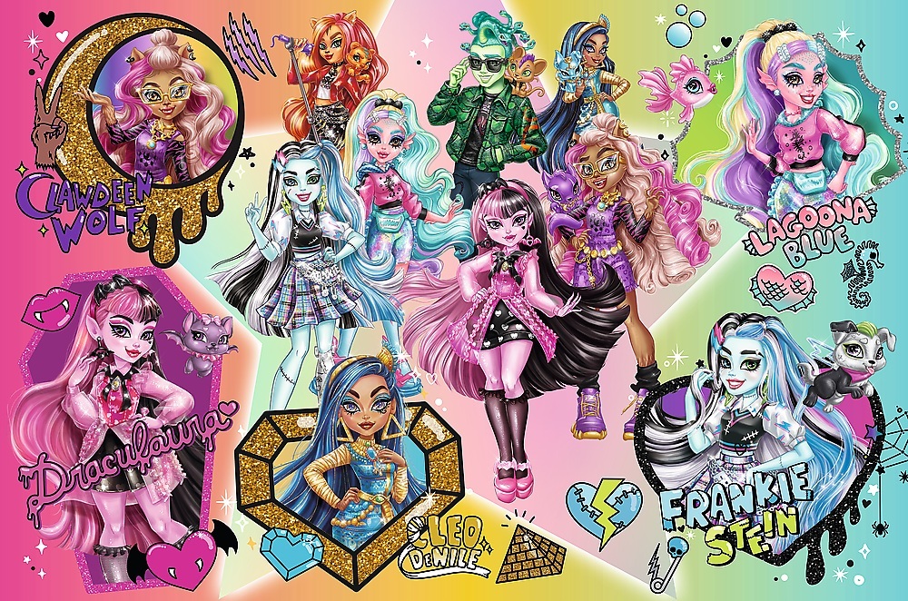 Пазлы Trefl Monster High Зомби на вершине! 300 элементов (5900511230277) фото 