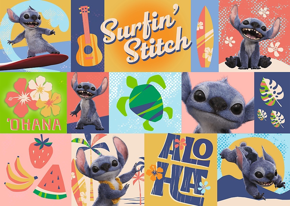 Пазлы Trefl Disney Stitch The Movie Приключения на Гавайях 200 элементов (5900511133318) фото 