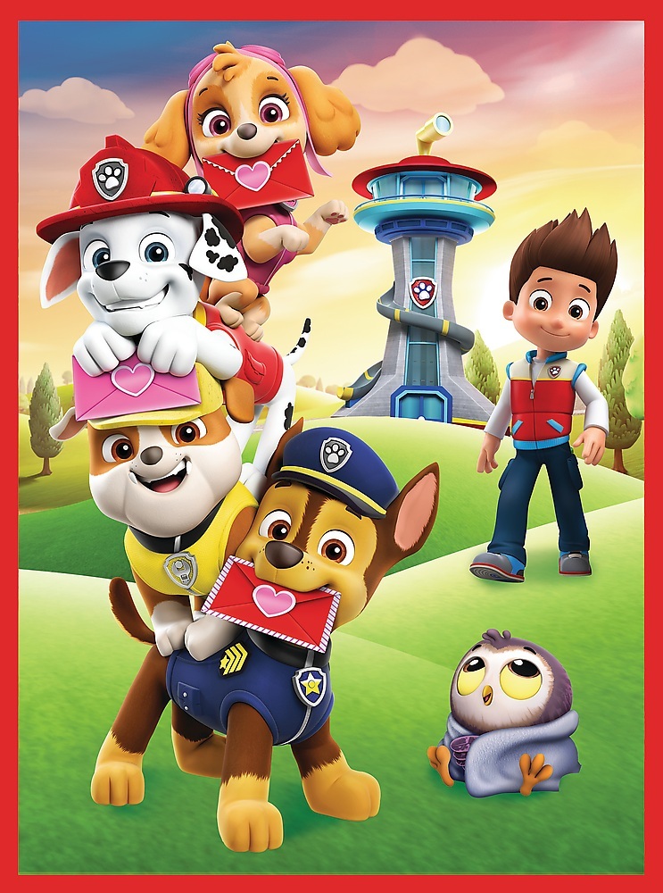 Пазлы Trefl PAW Patrol Собачий упряжь в действии 2 in 1 + игра Memos (5900511933376) фото 