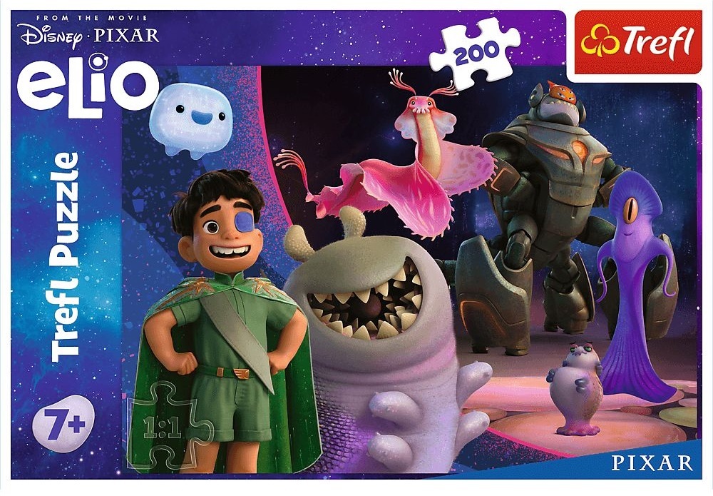 Пазлы Trefl Disney Stitch The Movie Элио в далекой галактике 200 элементов (5900511133325) фото 