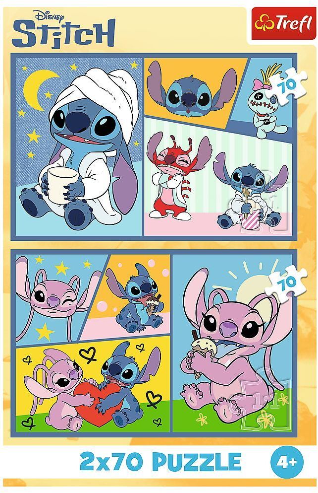 Пазлы Trefl Lilo&amp;Stitch Со Стичом не скучно 140 элементов (5900511344448) фото 