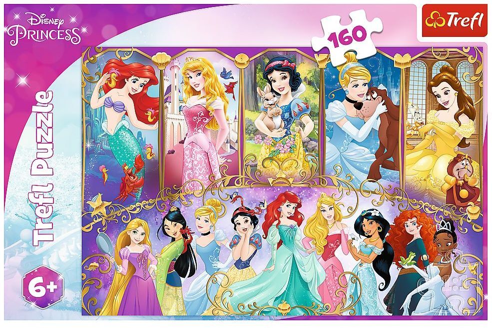 Пазлы Trefl Princess Портреты принцесс 160 элементов (5900511154078) фото 