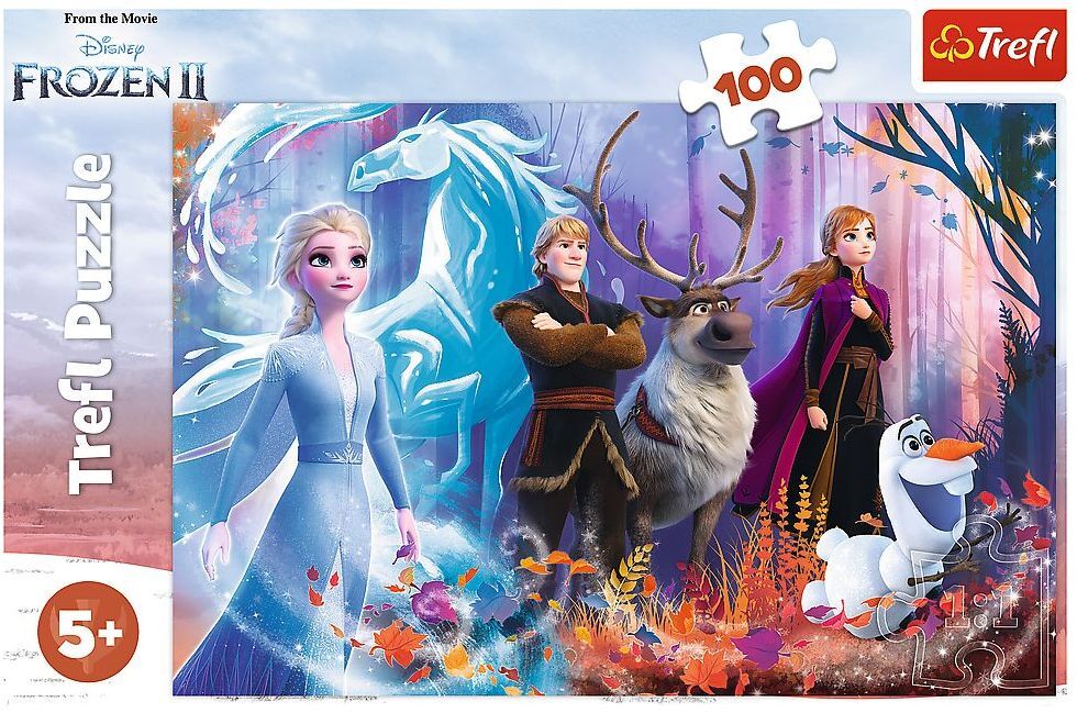 Пазлы Trefl Frozen Магия ледяного сердца 100 элементов (5900511163667) фото 