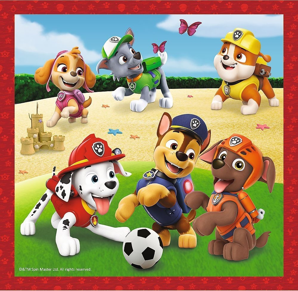 Пазлы Trefl Paw Patrol Счастливые собаки 3in1 (5900511348675) фото 