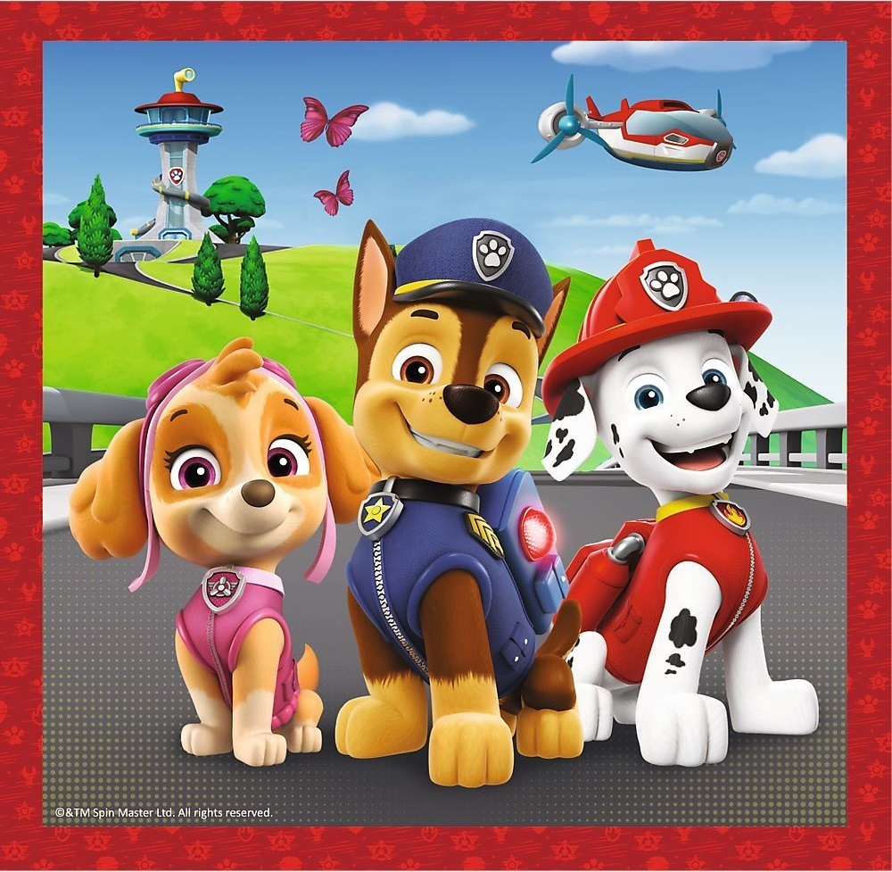 Пазлы Trefl Paw Patrol Счастливые собаки 3in1 (5900511348675) фото 