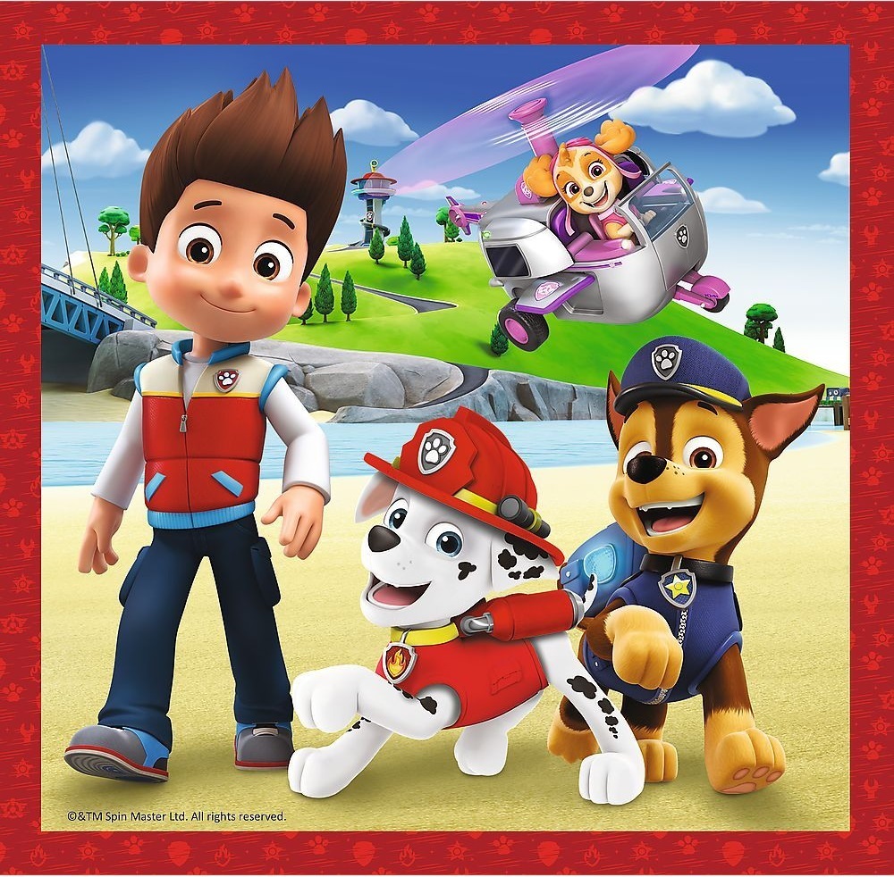Пазлы Trefl Paw Patrol Счастливые собаки 3in1 (5900511348675) фото 