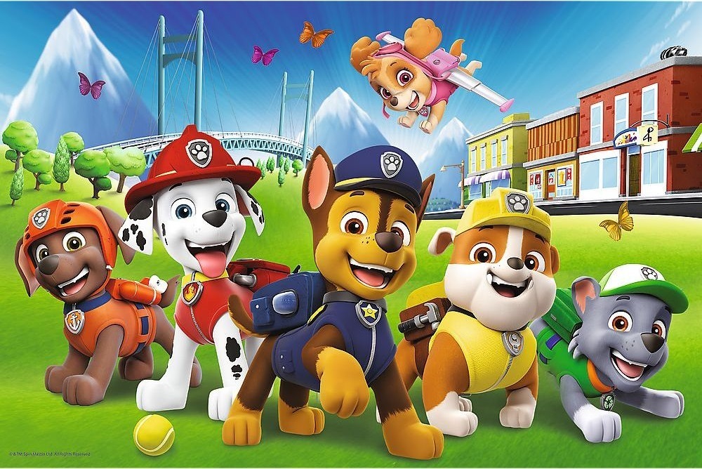 Пазлы Trefl Paw Patrol Щенячий патруль на траве 60 элементов (5900511173758) фото 