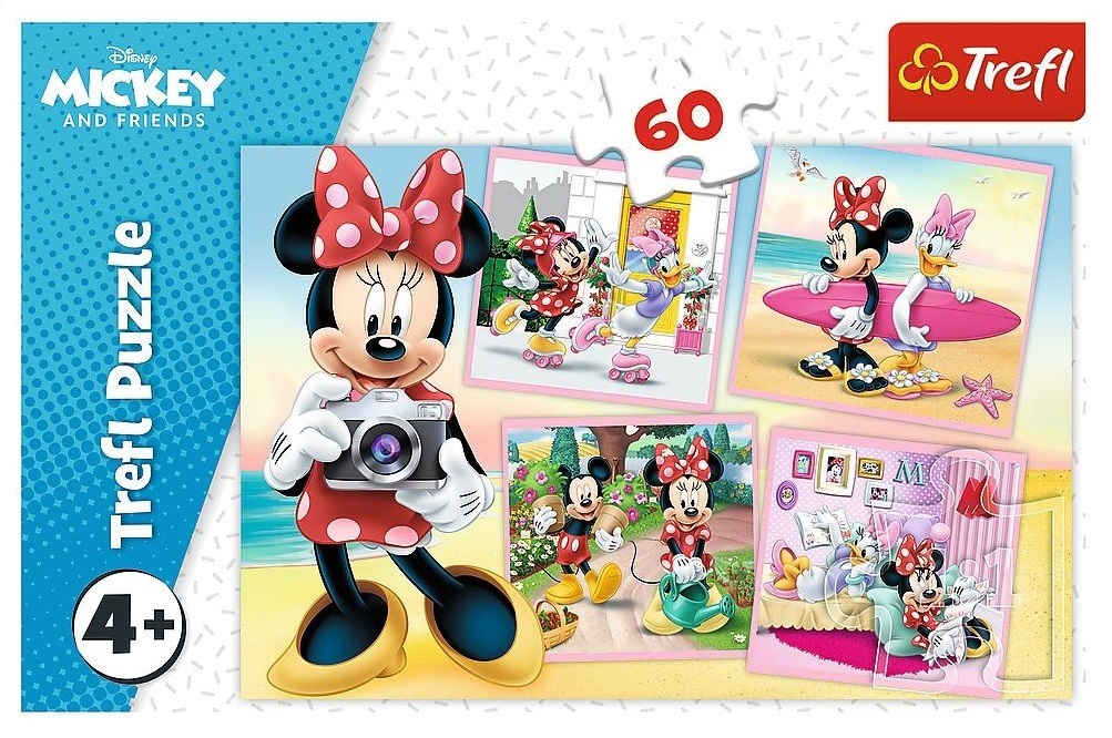 Пазлы Trefl Mickey&friends Мила Минни 60 элементов (5900511173604) фото 3