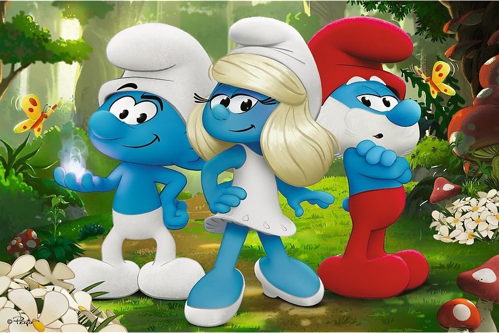 Пазлы Trefl The Smurfs Очарованный лес 60 элементов (5900511174014) фото 