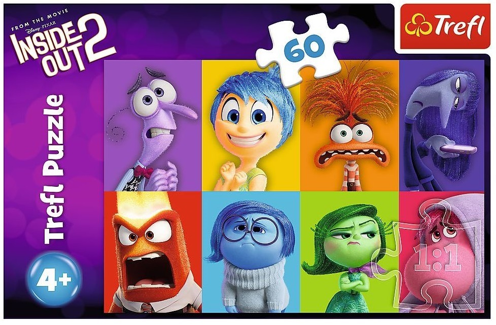 Пазлы Trefl Inside Out 2 Знай свои эмоции 60 элементов (5900511173970) фото 3