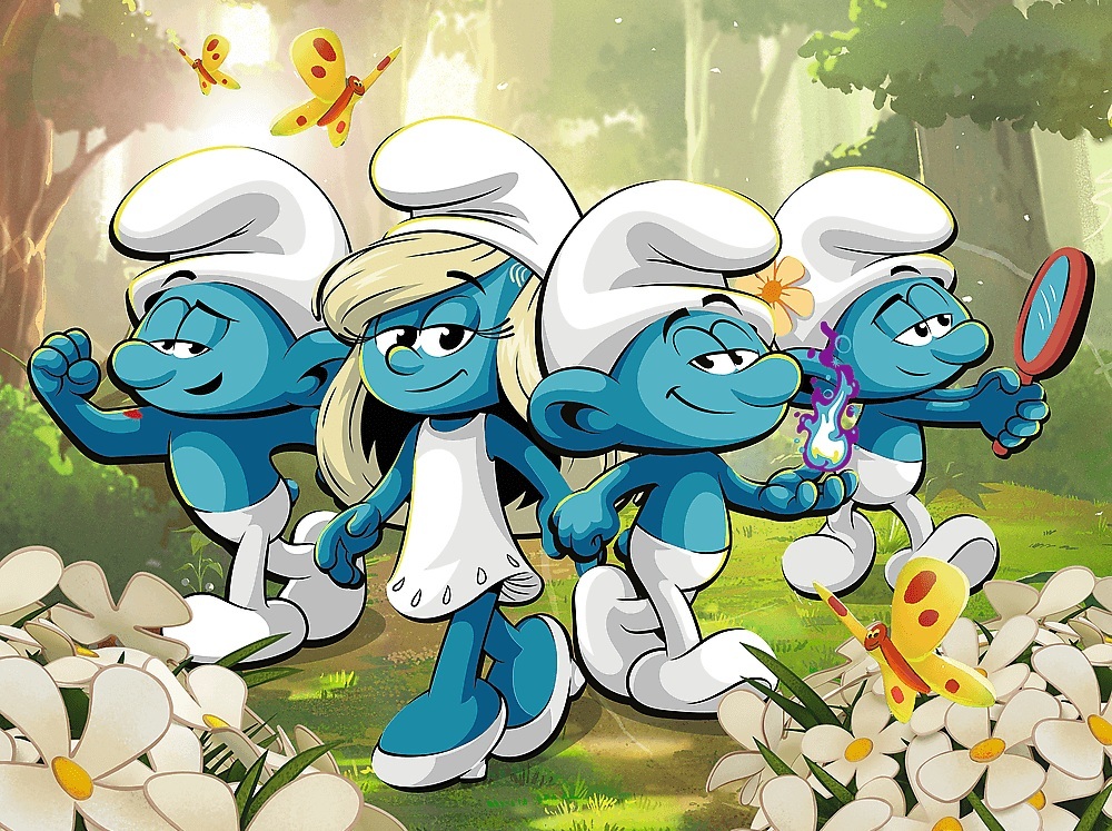 Пазлы Trefl The Smurfs Приключения смурфиков 30 элементов (5900511183177) фото 2