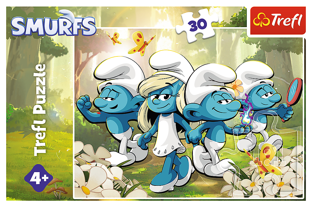 Пазлы Trefl The Smurfs Приключения смурфиков 30 элементов (5900511183177) фото 3