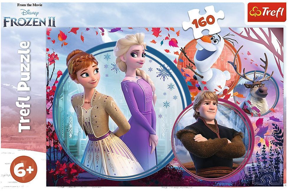 Пазлы Trefl Frozen Приключение сестры 160 элементов (5900511153743) фото 