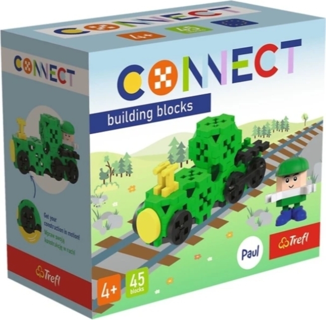 Trefl Connect конструктор Локомотив, 45 дет. (5900511620443)фото5