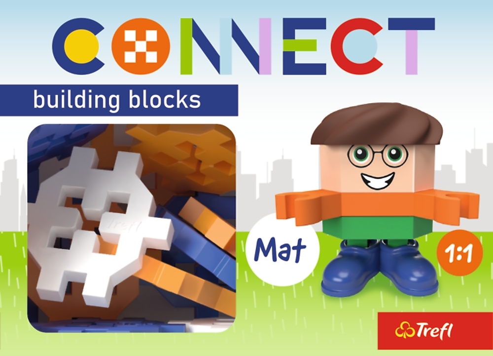 Trefl Connect конструктор, 35 дет. (з ігровою фігуркою Mat) (5900511620054)фото4