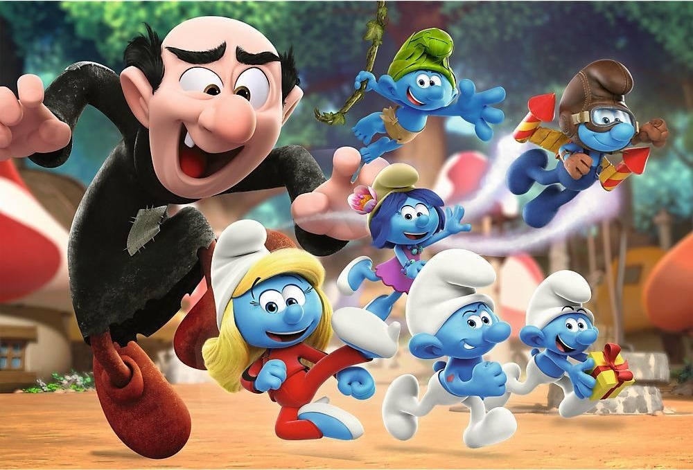 Пазлы Trefl The Smurfs Уроки папы Смурфа 100 элементов (5900511164817) фото 