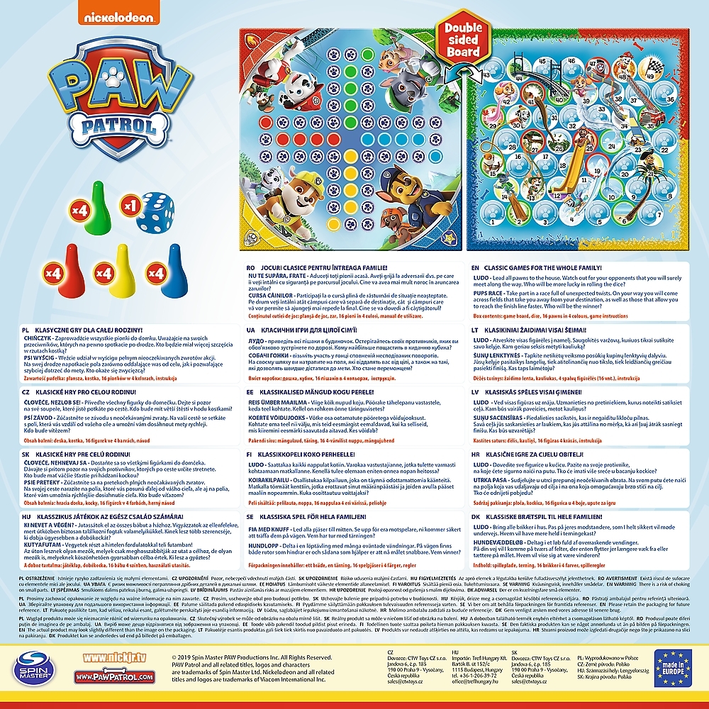 Trefl Настільна гра 2в1 Перегони цуциків (5900511018967)фото4