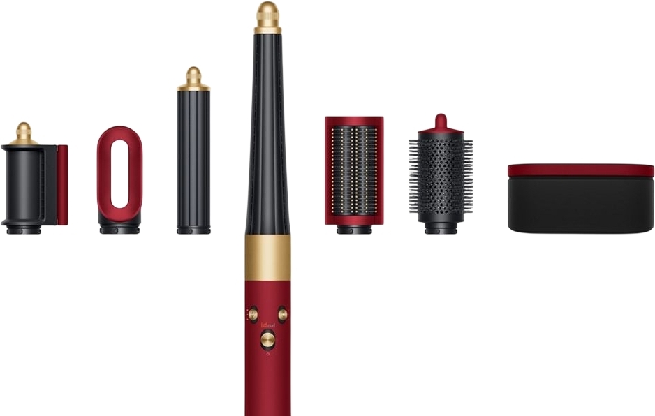 Стайлер Dyson HS08 Airwrap ID Straight/Wavy Red Velvet/Gold (596926-01) фото 3