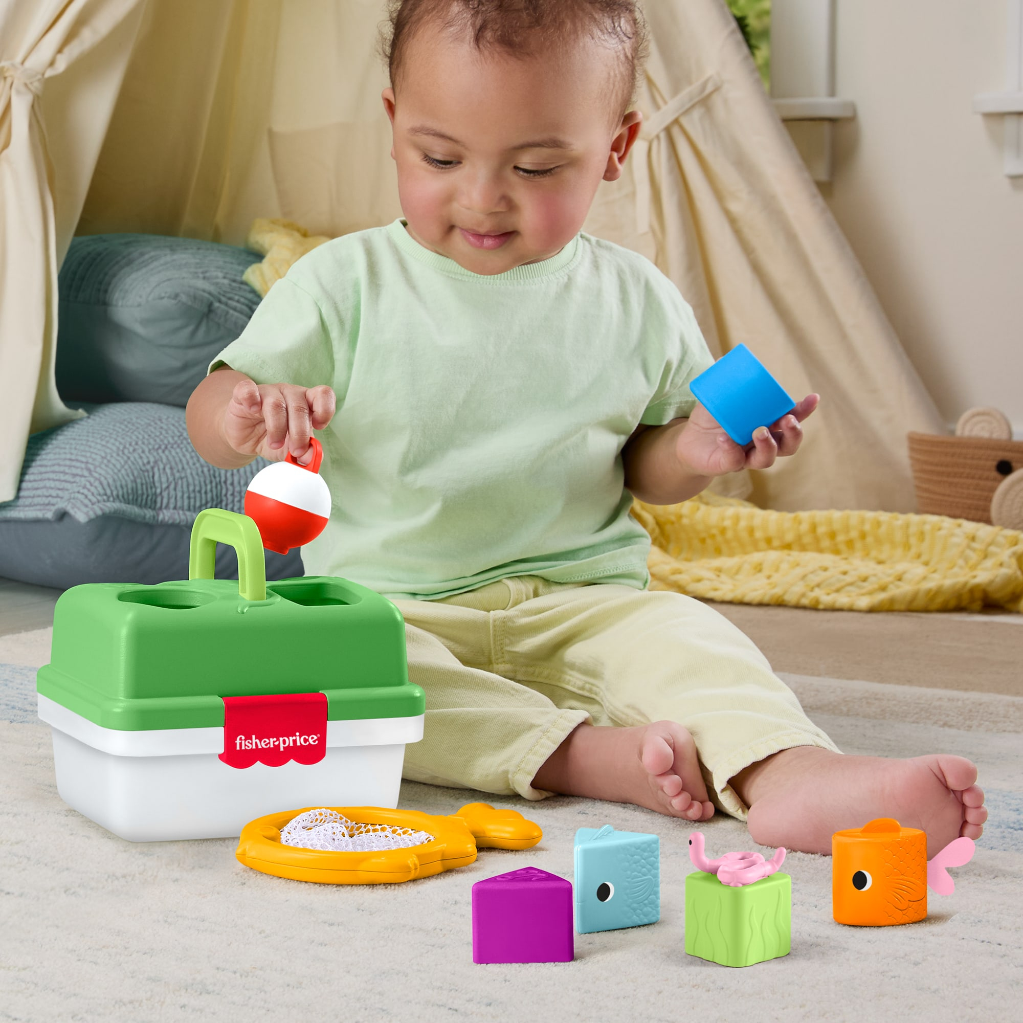 Игрушка-сортер "Маленький рыбак" Fisher-Price (JLB85) фото