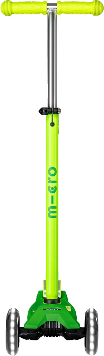 Самокат Micro серії Maxi Deluxe Neon LED – Зелений папуга (MMD232)фото