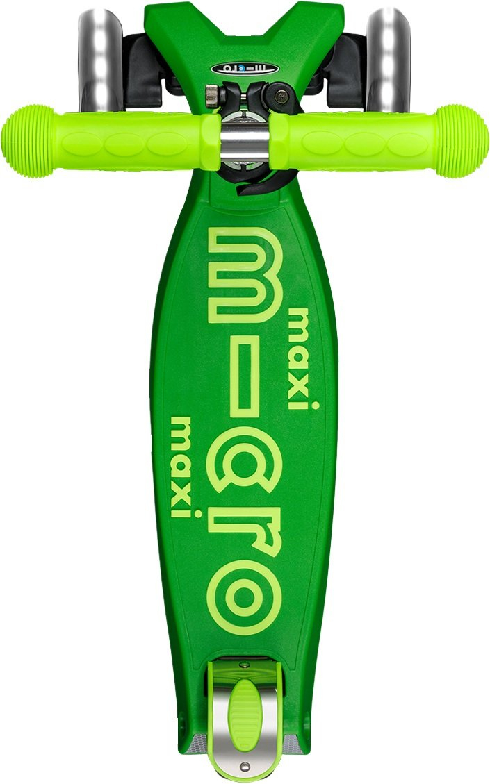 Самокат Micro серії Maxi Deluxe Neon LED – Зелений папуга (MMD232)фото