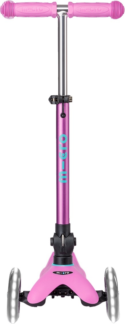Самокат Micro складний серії Mini Deluxe Foldable LED – Лавандовий (MMD398)фото