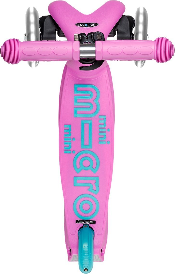 Самокат Micro складний серії Mini Deluxe Foldable LED – Лавандовий (MMD398)фото