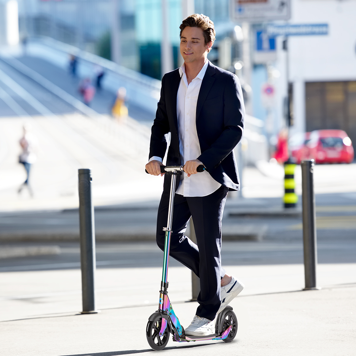 Самокат Micro серії Classic - Неохром (SA0049)фото