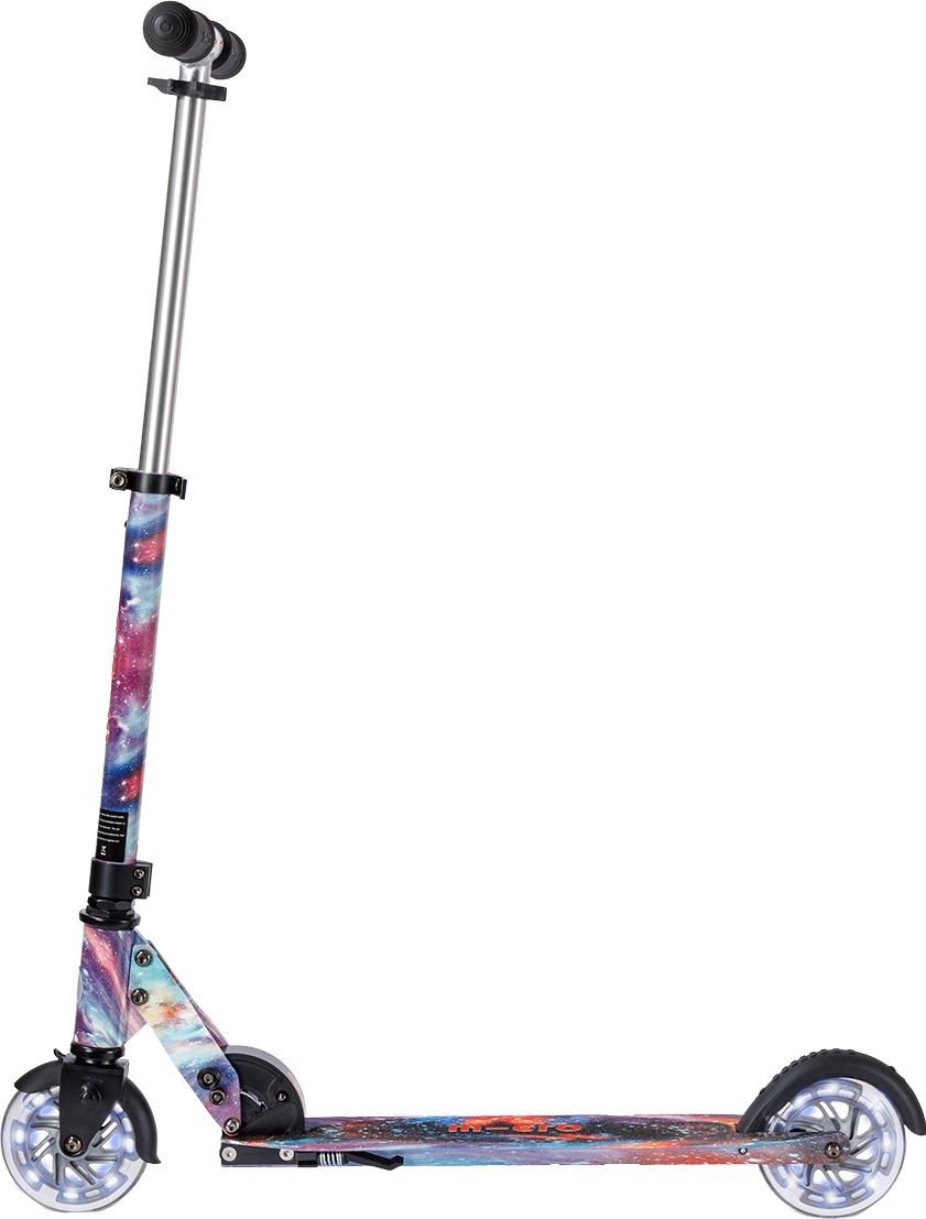 Самокат Micro серии Sprite Glow LED Art Collection – Космос (SA0299)фото