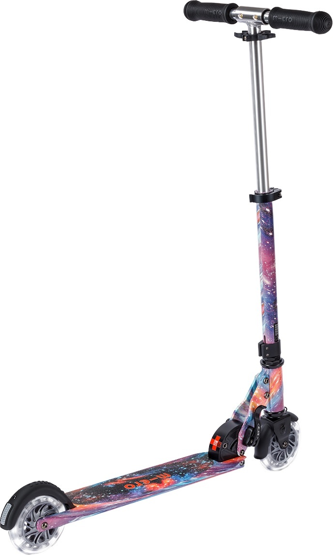 Самокат Micro серии Sprite Glow LED Art Collection – Космос (SA0299)фото